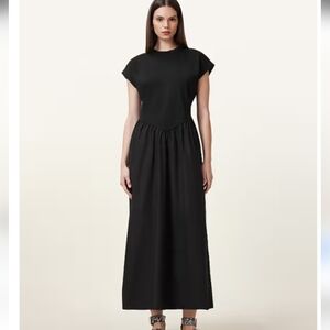 All Saints Black Maxi Dress